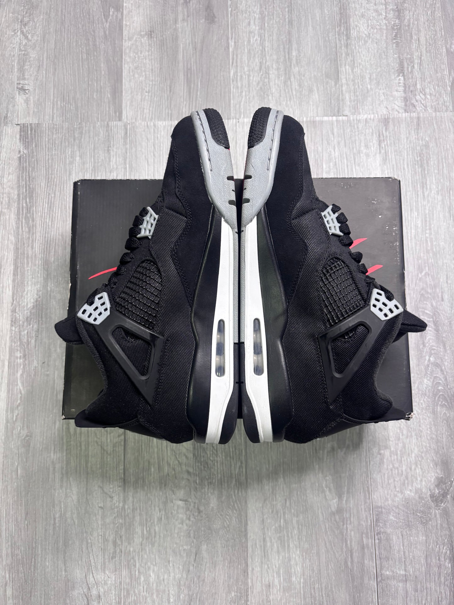 (Pre-Owned) Jordan 4 Black Canvas