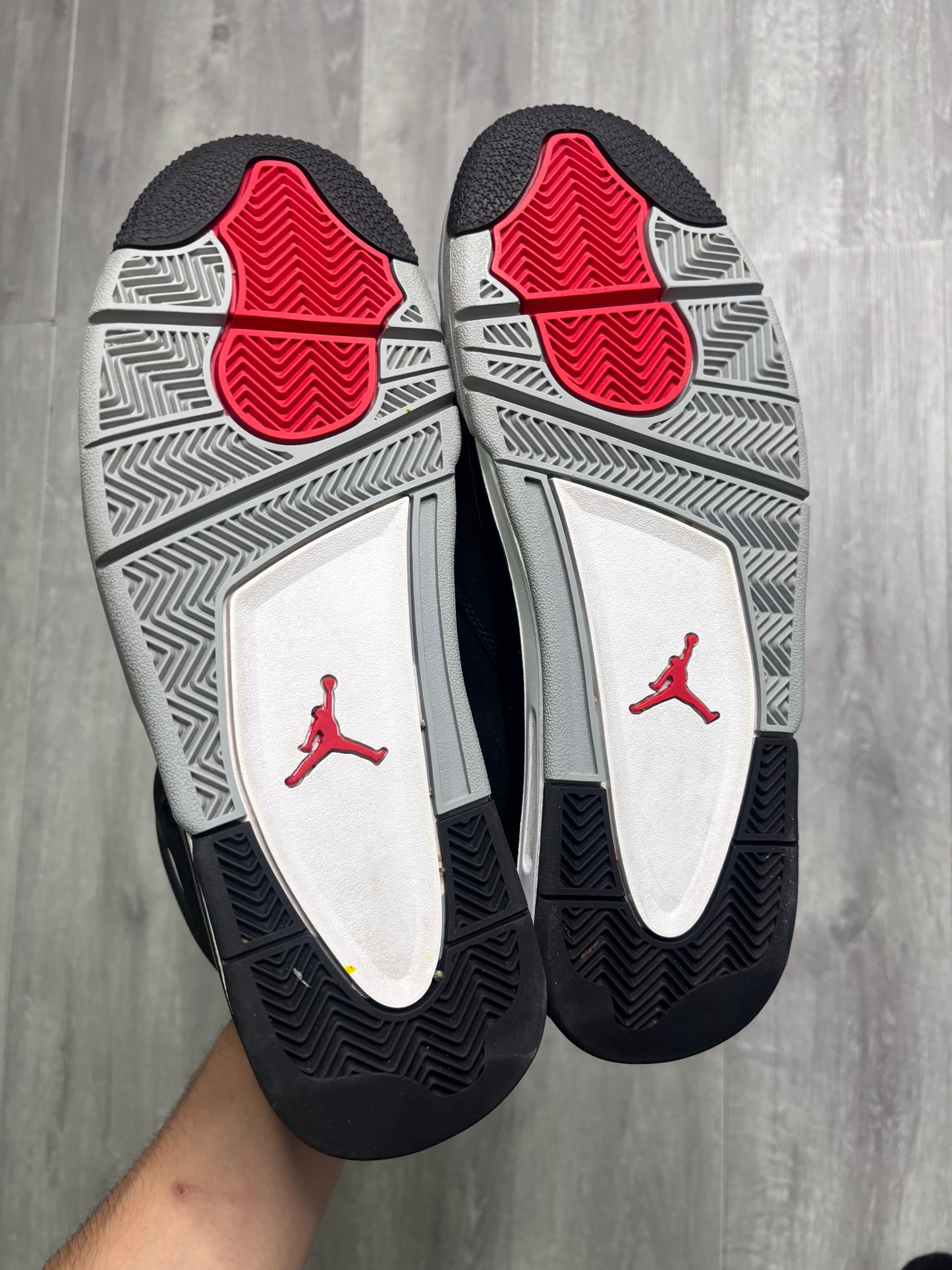 (Pre-Owned) Jordan 4 Black Canvas