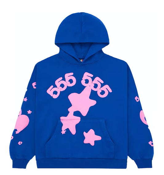 Sp5der Blue Beluga Hoodie
