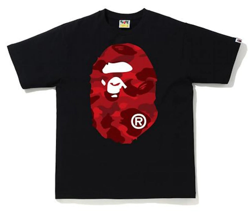 Bape Black/Red Ape tee