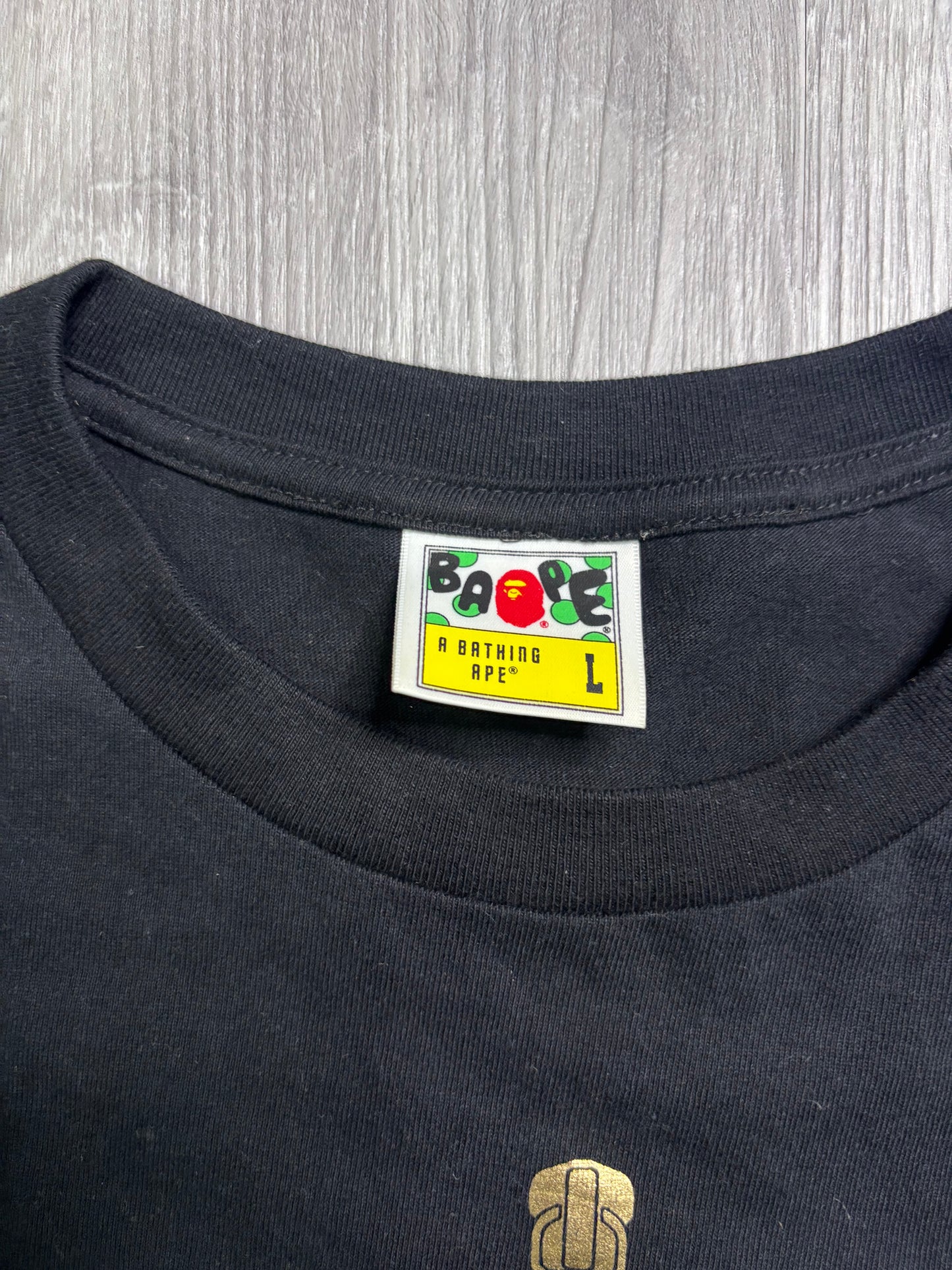 Pre-Owned Bape Multi Camo Shark Tee